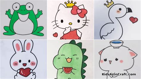 cute drawings for kids|easy drawings for kids cute.